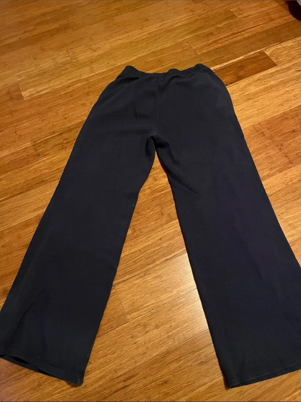 Hollister Black Wide-Leg Kids Sweatpants with '97 Detail